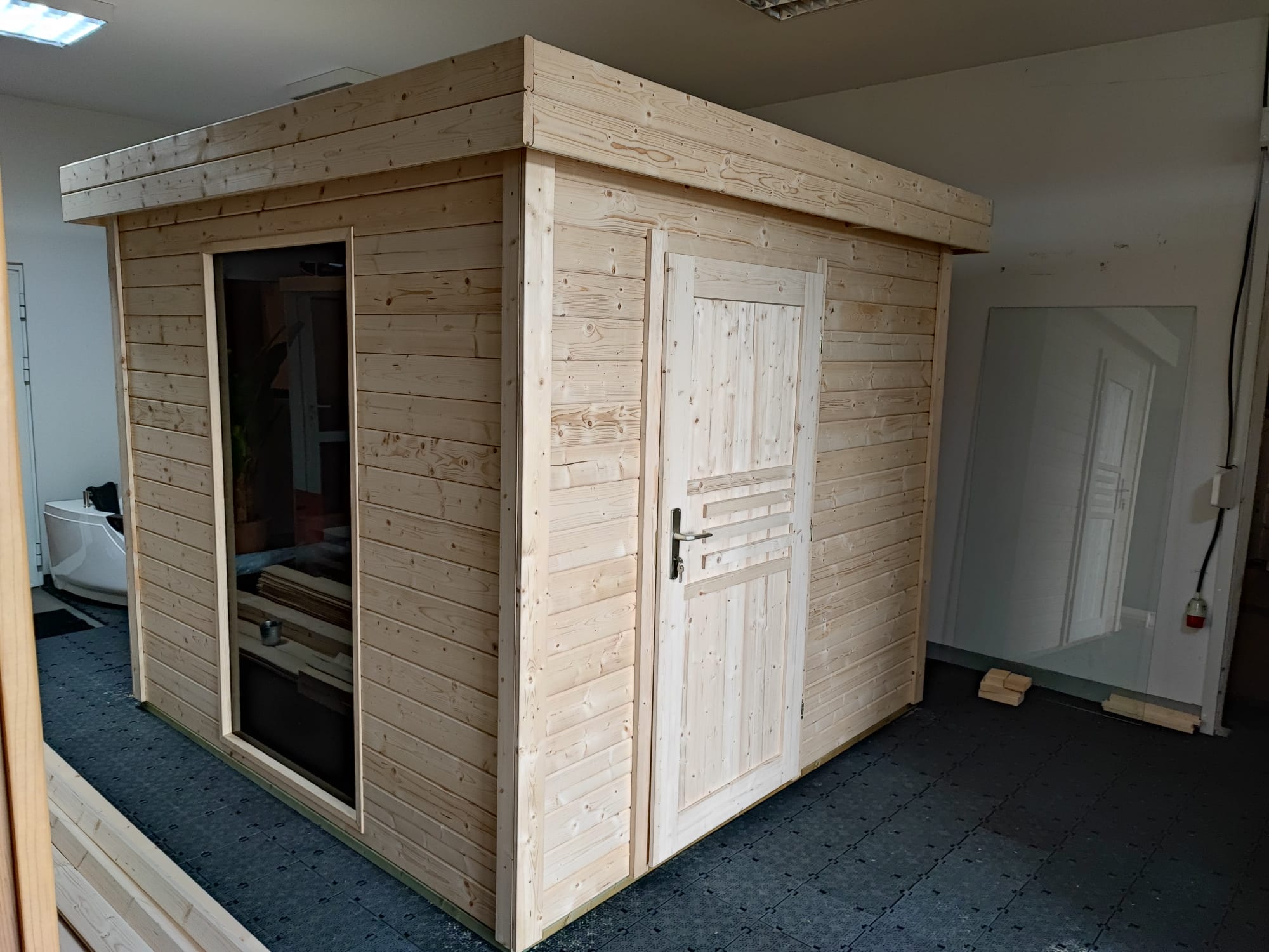Ogrodowy domek saunowy model Helsinki
